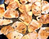 掘り立てタケノコとレンコンの肉巻き作り方4写真