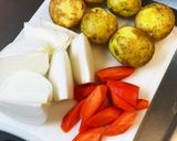 新じゃが・新玉葱の肉じゃが作り方1写真