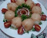 クリチーポテトの生ハム包み★リース作り方7写真