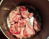 豆腐と豚肉の味噌汁作り方1写真