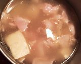 豆腐と豚肉の味噌汁作り方3写真