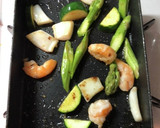 エビ、イカ、野菜の炒めもの作り方2写真