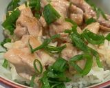 ゆかりのイブクロ　　カフェ風焼き鳥丼作り方5写真