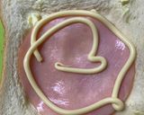 おかずパン　目玉焼き　ハム作り方4写真