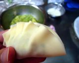 冷えたビールと！羽付きジューシー餃子✿作り方5写真