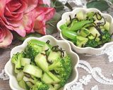 【簡単】えごま油と塩昆布のグリーンサラダ作り方6写真