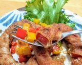 パプリカの肉巻きリング仕立て作り方8写真
