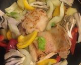 カレーパウダーで鶏モモ肉と野菜のグリル作り方11写真