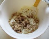 米粉と豆腐のお手軽ツナチーズパン♬作り方4写真