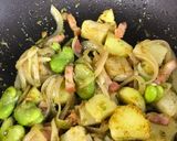 ふきのとう のジェノベーゼパスタ作り方6写真