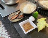 鮭の味噌漬けと納豆チャーハン作り方1写真