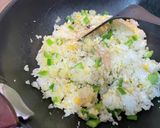 鮭の味噌漬けと納豆チャーハン作り方5写真