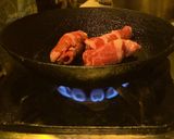 牛切り落とし肉がスティックビーフステーキ作り方5写真