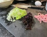梅しそ昆布とレタスチャーハン作り方2写真