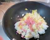 梅しそ昆布とレタスチャーハン作り方4写真