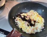 梅しそ昆布とレタスチャーハン作り方6写真