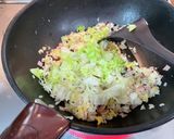 梅しそ昆布とレタスチャーハン作り方7写真