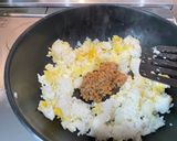 ホウレン草とサバ缶の和え物と納豆炒飯作り方3写真