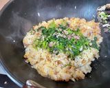 ホウレン草とサバ缶の和え物と納豆炒飯作り方5写真