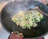 ホウレン草とサバ缶の和え物と納豆炒飯作り方6写真