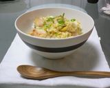 鶏むね肉とキャベツで！塩味親子丼♪作り方7写真