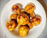 「焼き薩摩芋の茶巾絞り」作り方2写真