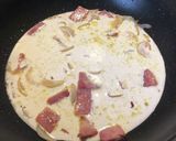 ☆我が家の空豆のクリームパスタ☆作り方3写真