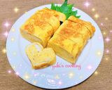白だしで作る甘い玉子焼き作り方6写真