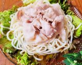 簡単♪豚しゃぶサラダうどん作り方2写真