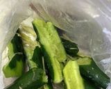 即席針生姜入りキューリの割り漬け作り方3写真