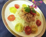 5分そうめんアレンジ♪ツナトマトそうめん作り方6写真