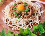 そぼろといんげんの冷やしぶっかけうどん作り方2写真