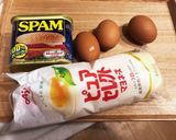 ポークたまご！スパムとたまごでおにぎらず作り方1写真