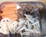 根菜のきんぴら作り方1写真