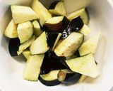 レンジ豚こま豆乳de坦々麺味麻婆豆腐茄子作り方5写真