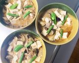 レンジ豚こま豆乳de坦々麺味麻婆豆腐茄子作り方20写真