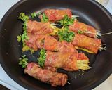 牛肩ロースの肉巻きパルメジァーノ作り方1写真