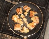 照り焼きチキンの葱ソースかけ作り方4写真