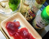 ガッツリ食べれるまぐろの漬け丼 2人前作り方1写真