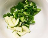 ワサビオイマヨ炒め味豚こま大根青椒肉絲風作り方5写真