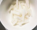 ワサビオイマヨ炒め味豚こま大根青椒肉絲風作り方6写真