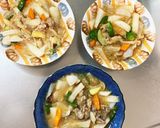 ワサビオイマヨ炒め味豚こま大根青椒肉絲風作り方15写真