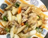 ワサビオイマヨ炒め味豚こま大根青椒肉絲風作り方16写真