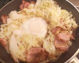 ヘルシー☆キャベツの巣籠り卵☆ダイエット作り方5写真