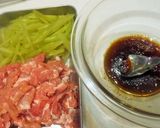豚肉とフキの中華炒め作り方1写真