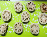 つみれ用鶏肉で！れんこんの甘辛はさみ焼き作り方6写真