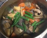 保温鍋で作る筑前煮作り方6写真
