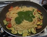 海老と大葉のジェノベーゼパスタ作り方13写真