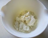 米粉と豆腐のお手軽【明太チーズパン】作り方2写真