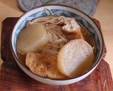 お手軽♪ 厚揚げと大根の煮物作り方7写真